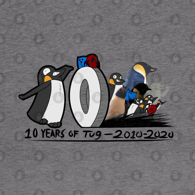 10 Years of Tug the Penguin! by CacklingPumpkins